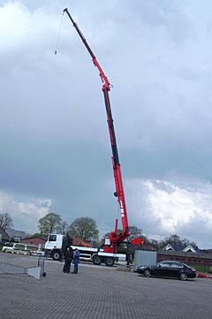 Kranverleih - Kranvermietung - Kranmiete - Kran, Mobilkran, Autokran, Dachdeckerkran, Zimmermannskran mieten oder leihen bei Kranverleih Michael Enders in Mittelhessen / Hessen - Limburg - Weilburg - Marburg - Gieen - Wetzlar -Biedenkopf - Dillenburg 