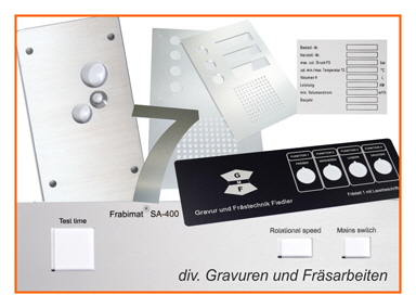GuF Schilderfabrik - Gravurtechnik - Frästechnik - Drucktechnik -  LED-Technik - Werbetechnik in Rhein-Main - Westerwald Siegerland Mittelhessen