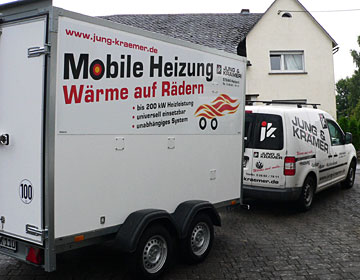 Heizmobil - mobile Heizung - Notheizung - Heizzentrale - fahrbares Heizungsmobil -  mobile Heizversorgung - Vermietung und Verleih im Westerwald WW - Ruhrgebiet - Siegerland - Eifel - Hunsrck - Taunus - Rhein-Main - Sauerland - Mittelhessen - Odenwald - in den Bundeslndern Rheinland-Pfalz - Hessen - Nordrhein-Westfalen / NRW - Saarland 