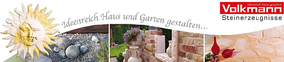 Volkmann Steinerzeugnisse GmbH in Montabaur Eschelbach Westerwald WW - Handel und Verkauf von  Pflaster Natursteinpflaster Verbundsteinpflaster Betonpflaster Gartenmauern Mauersteine Auentreppen Treppenanlagen Treppenpodeste Treppenstufen Stufen Winkelstufen Radienstufen Terrassenplatten Pentagonplatten Zierkies Gartenkies Ziersplitt Findlinge Schttgter Natursteine Natursteinmauern Palisaden Gartenpalisaden Gardopalisaden